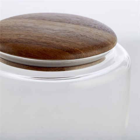 Cristella jar H11 cm. clear