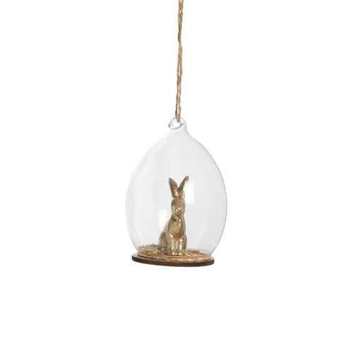 Nannia Bunny Ornament H8 cm. gold
