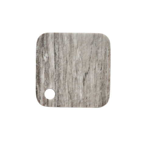 Elina chopping board 20x20 cm. dark linen