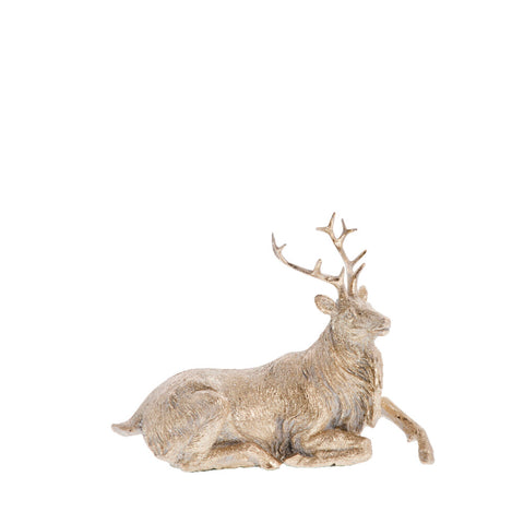 Sessia deer H17 cm. light gold