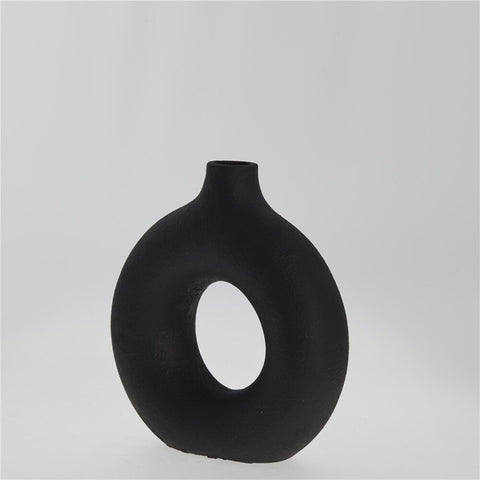 Catia decoration vase H23.5 cm. antique black