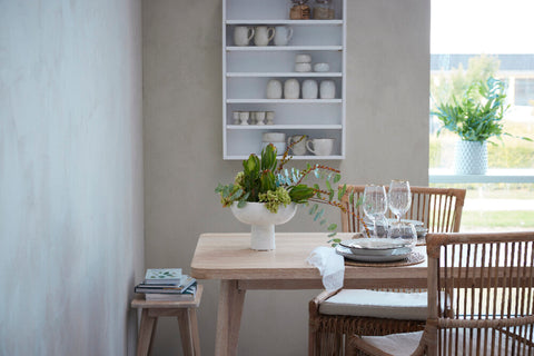 Ellie dining table 200x80x80 cm. White wash