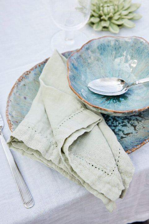 Angela napkin green haze 45x45 cm