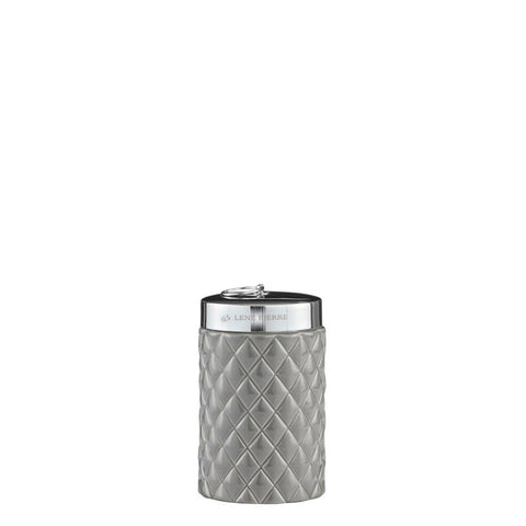 Portia jar H14 cm. m. grey