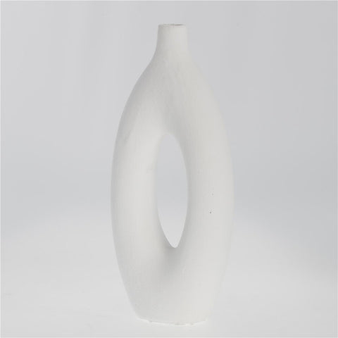 Catia vase H33 cm. white