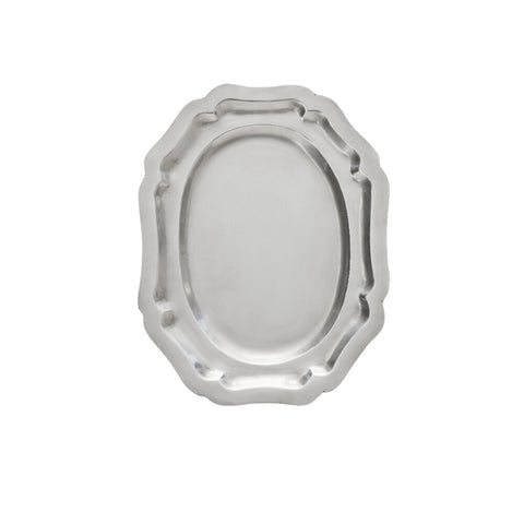 Philine  tray H1.5 cm. silver