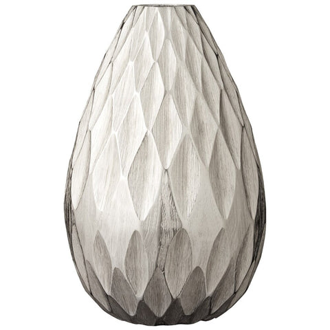 Signe decoration vase silver 21 cm.