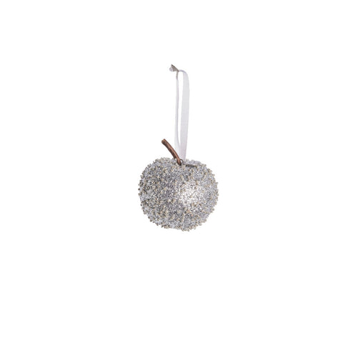 Glitta ornament  H8 cm. silver