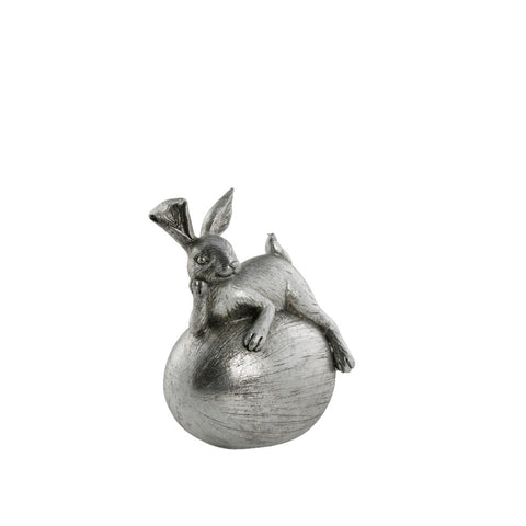Semina Easter Bunny Figrune H16 cm. silver