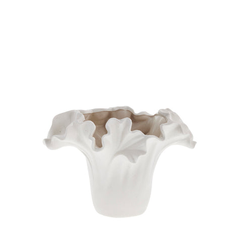 Isolde  vase H17.4 cm. white