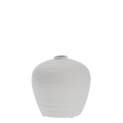 Catia decoration vase H21 cm. white