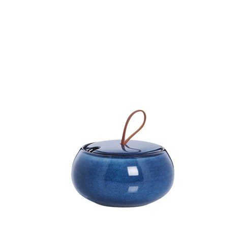 Amera sugar bowl Ø13X7 cm, Blue