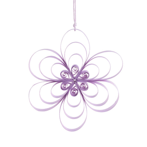 Parillia Paper Ornament Easter paper flower H11 cm. lilac