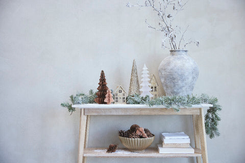 Seholia decoration H28 cm. antique light gold