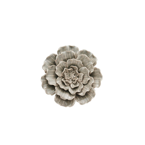 Floria  wall decoration H3.5 cm. grey