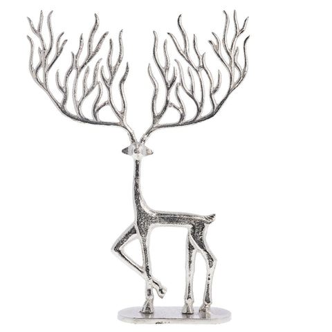Marely deer H60 cm. silver
