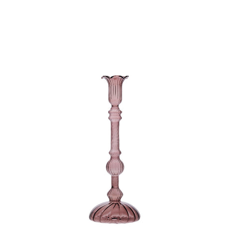 Astalina  candlestick H26.5 cm. dark red