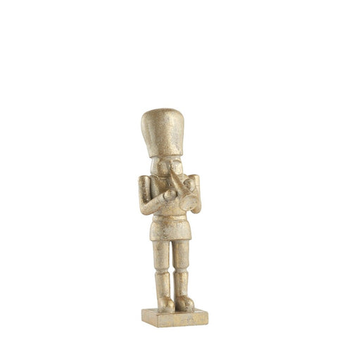 Serafina figurine H23 cm. antique light gold