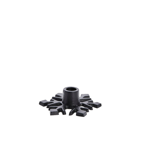 Caville snowflake H2.5 cm. black