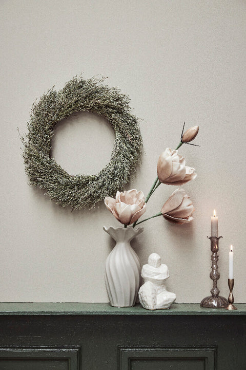 Helissia  decoration H17.5 cm. white