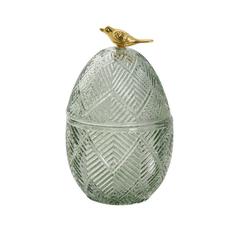 Esmia Easter Egg Jar H15 cm. green