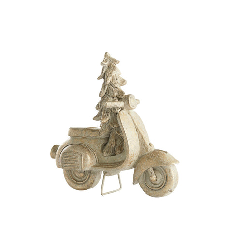 Serafina scooter H15 cm. antique light gold