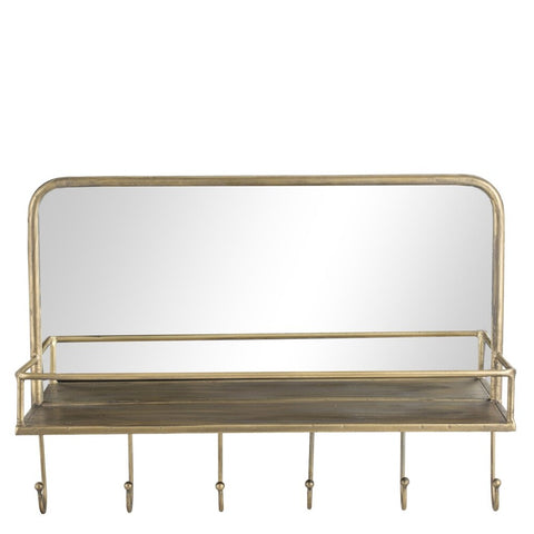 Hildia mirror 60x42 cm. light gold