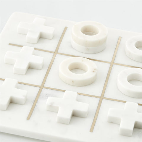 Marmilla tic tac toe white marble
25x25 cm.