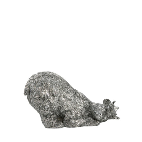 Sebina Royal Ice Bear H11.5 cm. antique silver