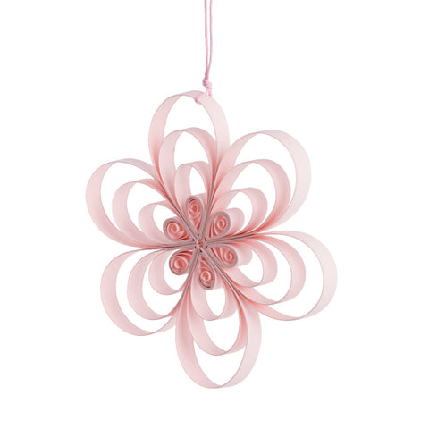 Parillia Paper Ornament Easter paper flower H11 cm. powder