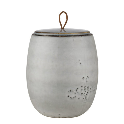 Amera jar H16 cm. grey