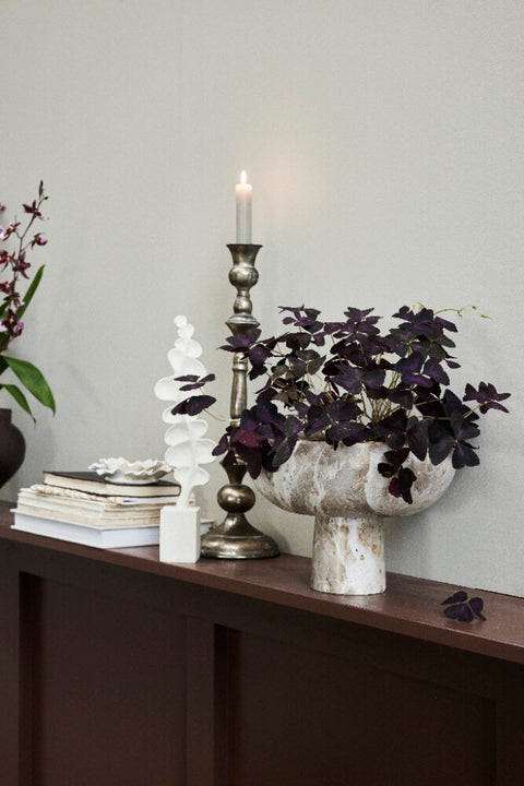 Sille  decoration H33 cm. off white