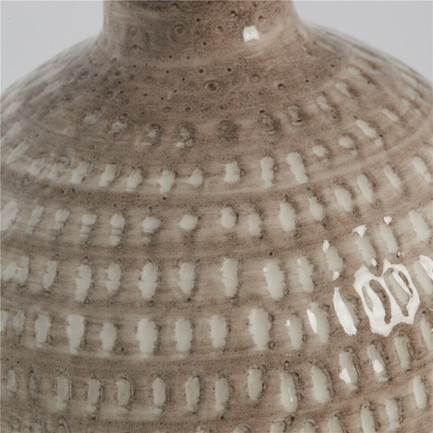 Cassandra vase H35 cm. bark