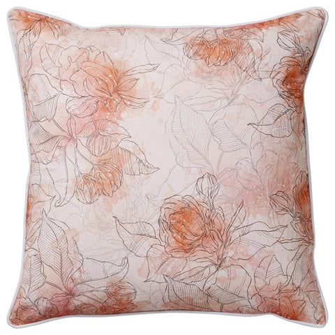 Fleur cushion spanish villa 60x60 cm.