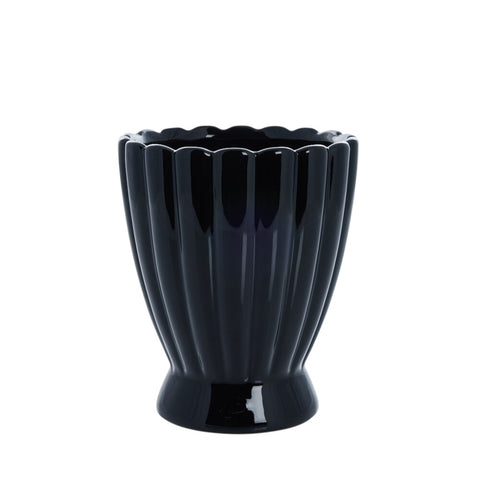 Shenella flower pot Ø15 H18 
black