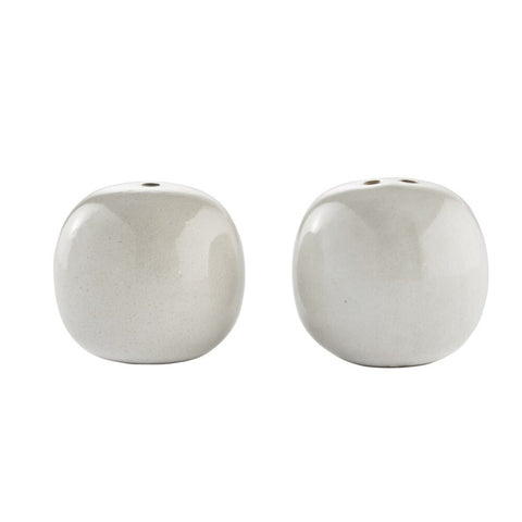 Amera salt/pepper set 4.5x4.5 cm. white sands