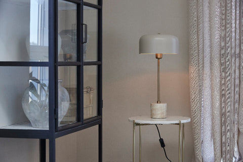 Sofillia table lamp 26X26X53 cm, Linen/L. Gold