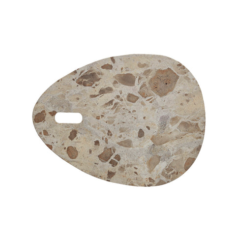 Ellia chopping board 40X30 linen Marble