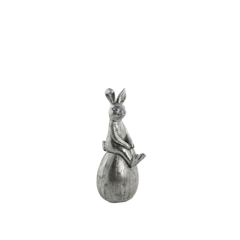 Semina Easter Bunny Figrune H15.2 cm. silver