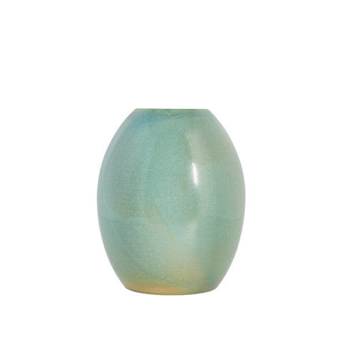 Eslia decoration vase H28 cm. dark mint
