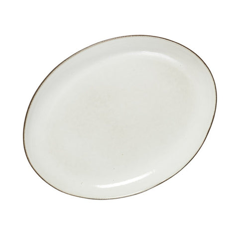 Amera dinner plate 29x22.5 cm. white sands