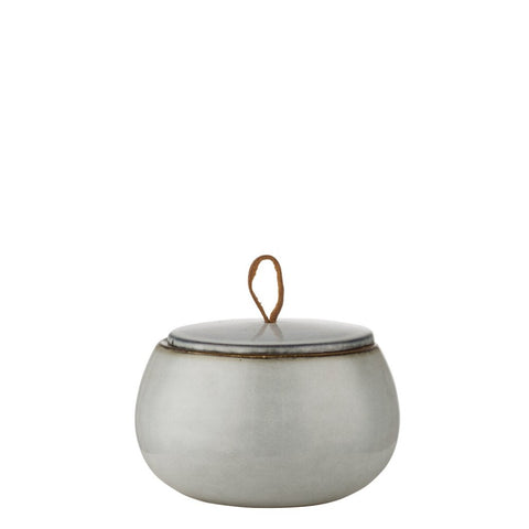 Amera jar H7.5 cm. grey