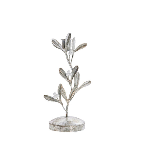 Missia candlestick H25 cm. silver