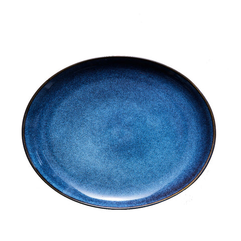 Amera dinner plate  cm. blue