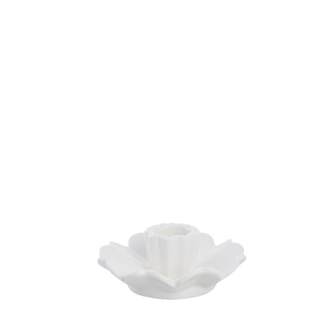 Dehmira candleholder ceramics  white