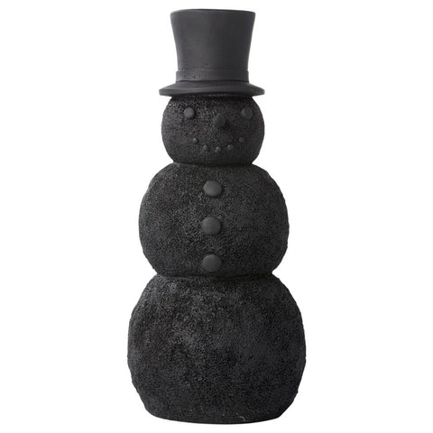 Serafina snowman H26 cm. black